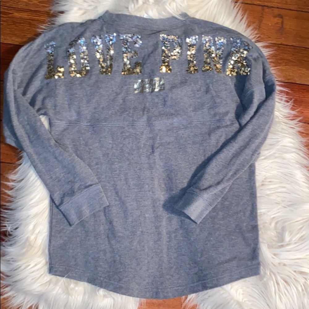 Victoria’s Secret Pink varsity style sweatshirt
